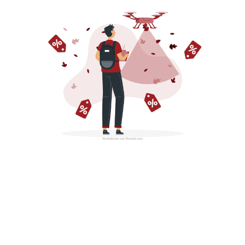 Drohne mieten mit Rabatt für den Herbst