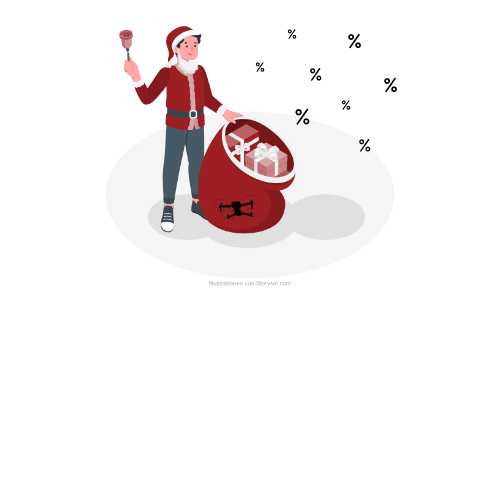 Drohne mieten mit Rabatt für Weihnachten