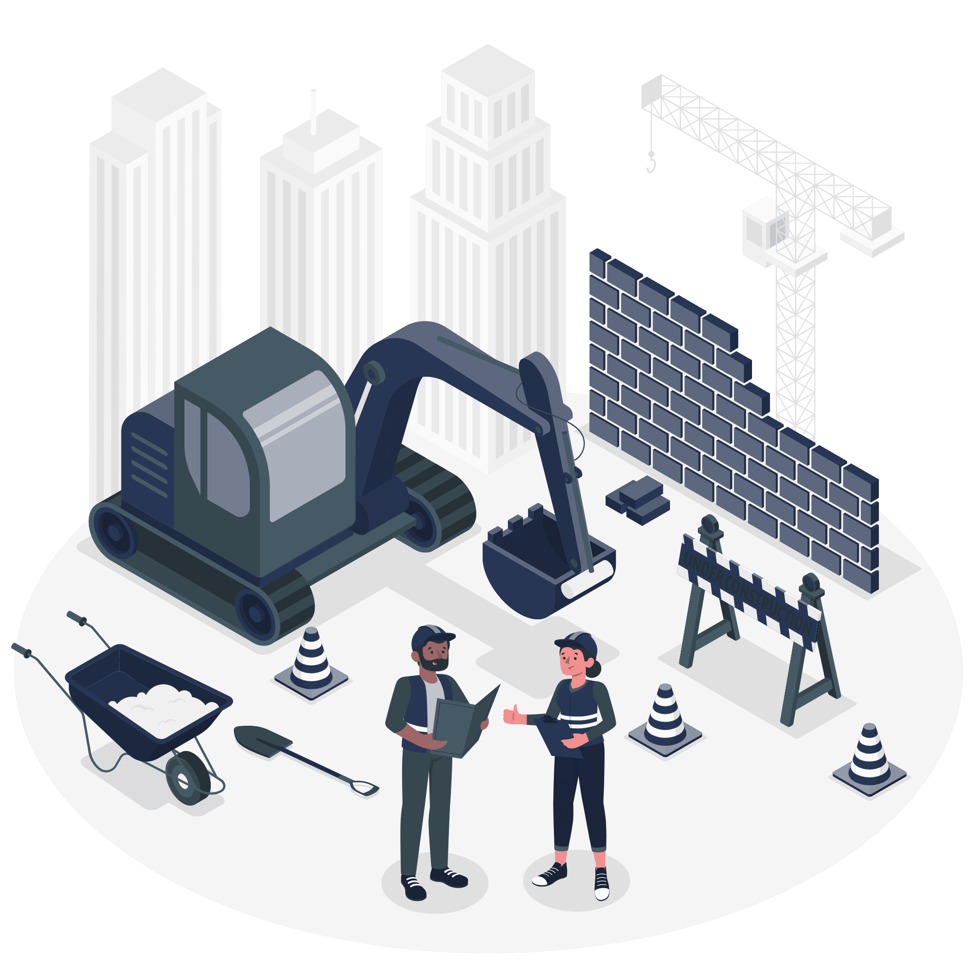 Drohnen Luftbildaufnahmen von Baustellen