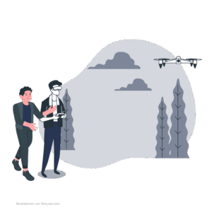 Mietdrohne im Lager Berlin abholen