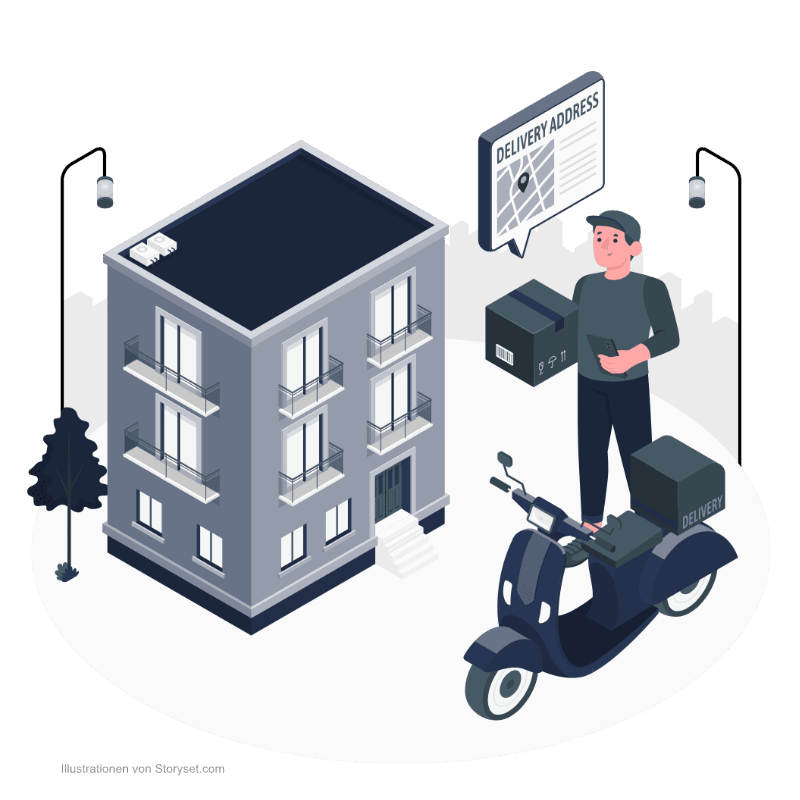 Mietdrohne per Expressversand erhalten