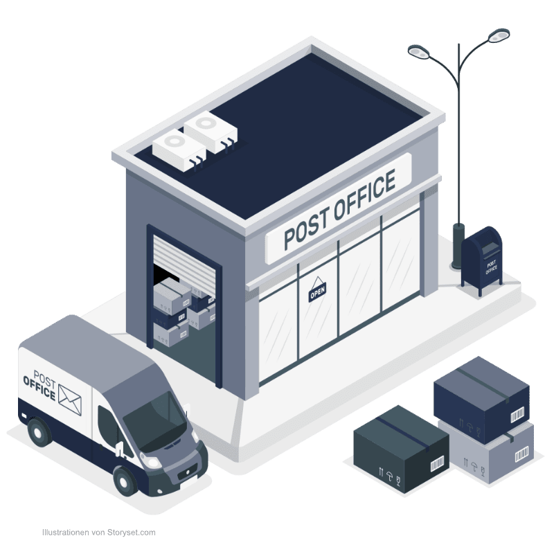 Mietdrohne per Expressversand zurücksenden