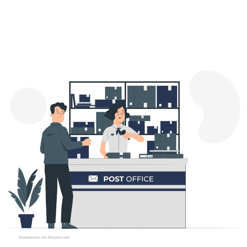 Mietdrohne per Versand zurücksenden